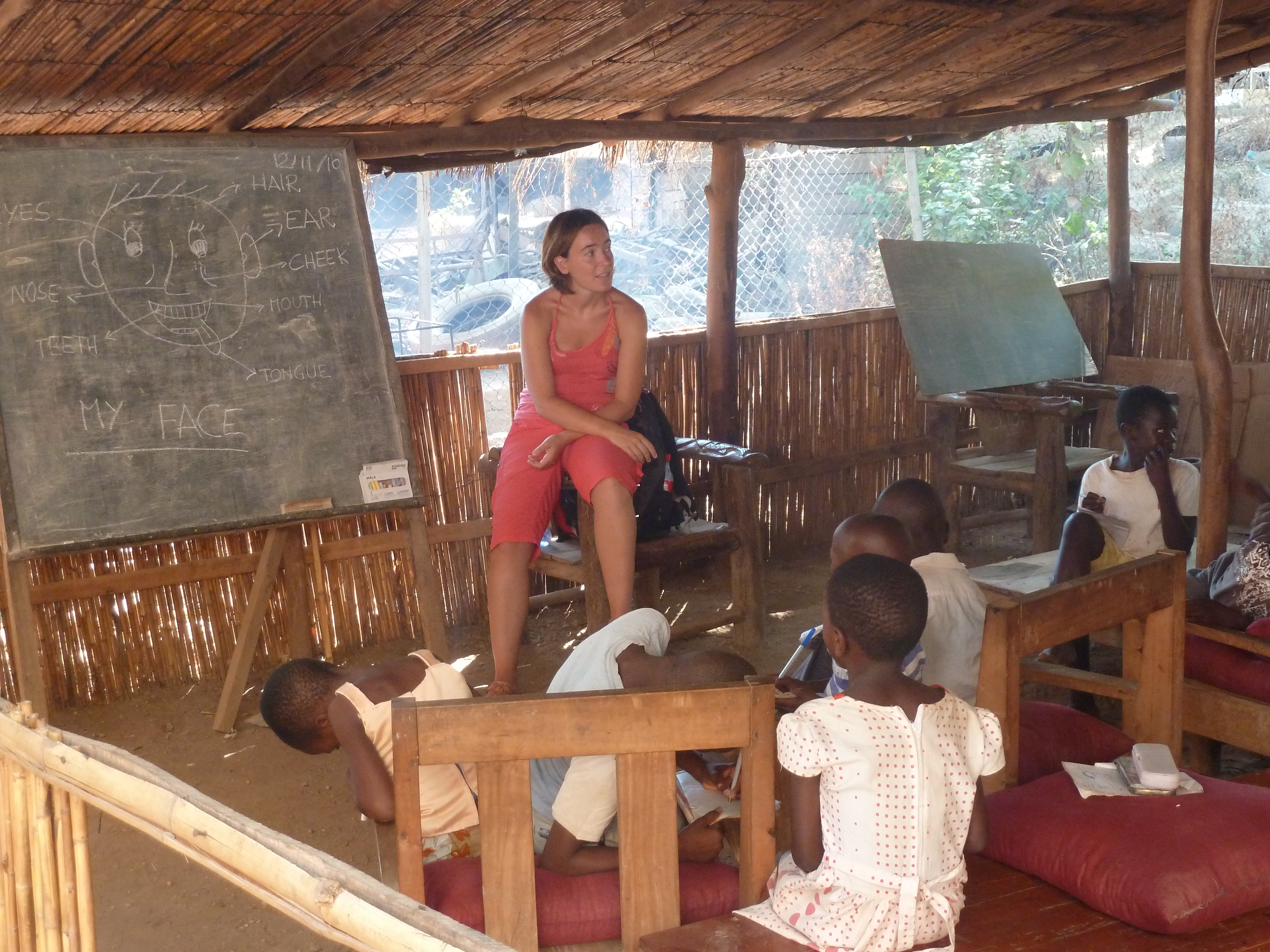 Shelter schools are often the only means for vulnerable children to stay off the road and get some basic education